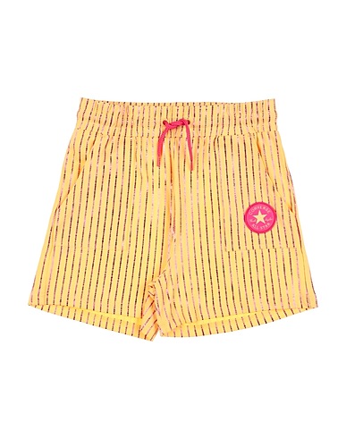 CONVERSE Shorts & Bermuda SHINE PRINT HIGH RISE SHORTS
 Giallo 95% Cotone, 5% Elastan
