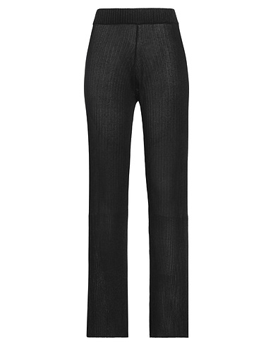 NOCOLD Casual trouser Black 47% Viscose, 41% Polyester, 12% Metal