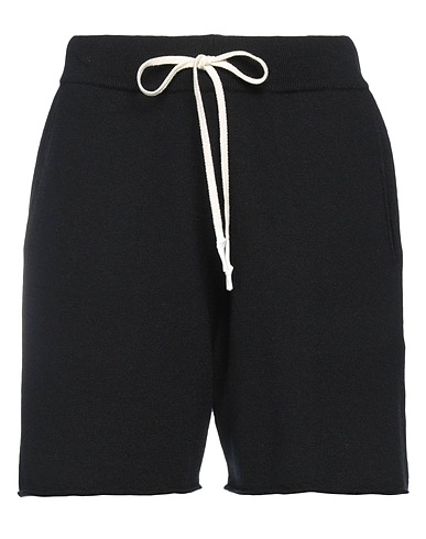 ALPHA STUDIO Shorts & Bermuda Black 100% Virgin Wool
