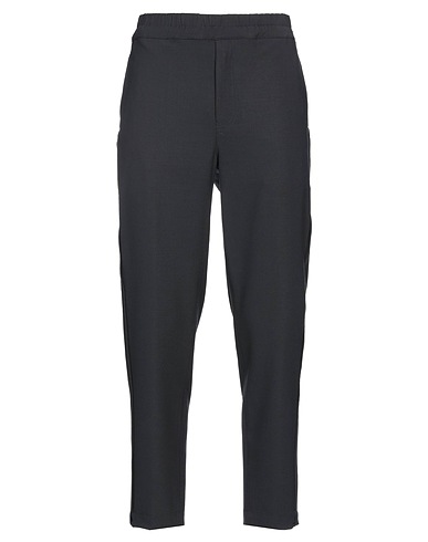 GRIFONI Pantalone Antracite 53% Poliestere, 44% Lana Vergine, 3% Elastan