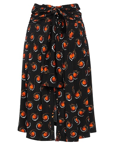 RABANNE Midi skirt Black 90% Viscose, 10% Elastane