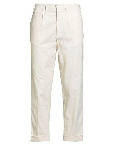 GRIFONI Pantalone Avorio 98% Cotone, 2% Elastan