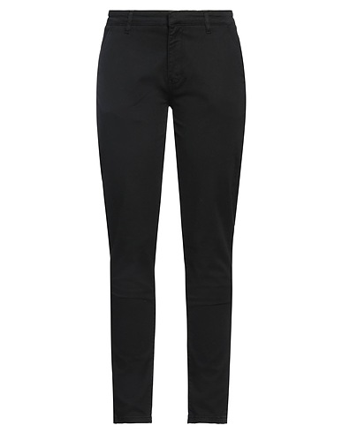 FRED MELLO Casual trouser Black 98% Cotton, 2% Elastane