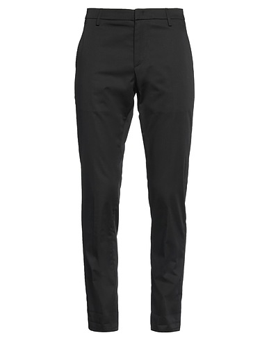 DONDUP Pantalone Nero 94% Cotone, 5% Seta, 1% Elastan