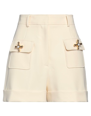 MOSCHINO Shorts & Bermuda COUTURE Panna 89% Poliestere, 11% Poliuretano