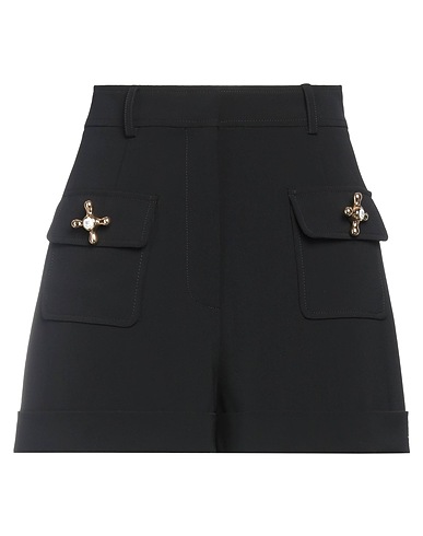 MOSCHINO Shorts & Bermuda COUTURE Black 89% Polyester, 11% Polyurethane