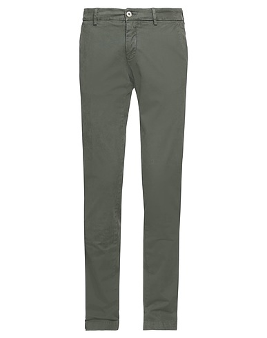 MASON'S Casual trouser Military green 97% Cotton, 3% Elastane