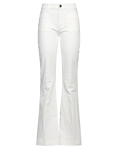 SEAFARER Pantaloni jeans OFF WHITE 98% Cotone, 2% Elastan