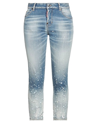 DSQUARED2 Denim trousers Blue 92% Cotton, 6% Elastomultiester, 2% Elastane