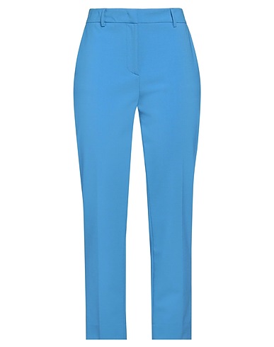 GRIFONI Pantalone Azzurro 53% Poliestere, 44% Lana Vergine, 3% Elastan