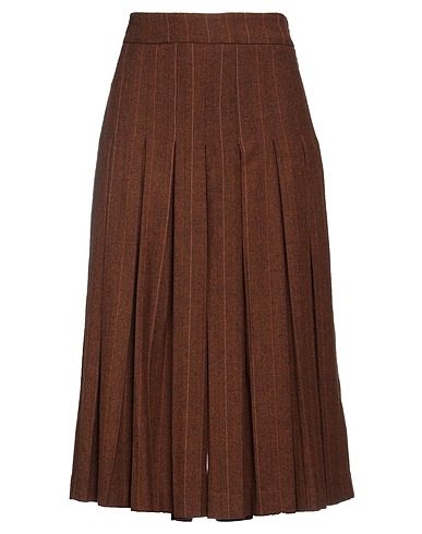 MOMONÍ Casual pants Brown 42% Wool, 23% Polyester, 22% Viscose, 12% Polyamide, 1% Elastane