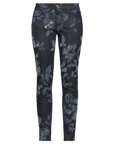BLUMARINE Denim trousers Blue 98% Cotton, 2% Elastane