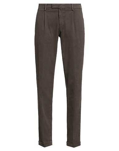 BRIGLIA 1949 Casual pants Dark green 54% Cotton, 43% Modal, 3% Elastane