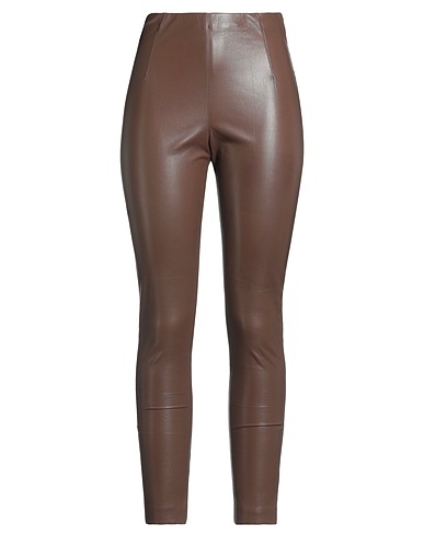 JUCCA Casual trouser Brown 65% Polyester, 35% Polyurethane