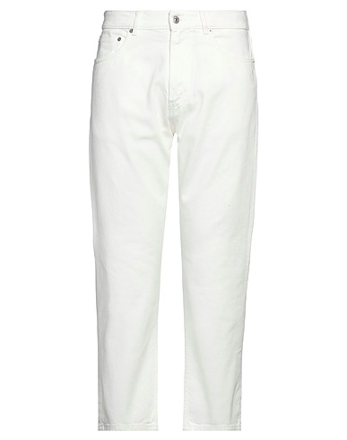 GRIFONI 5-pocket Off white 98% Cotton, 2% Elastane