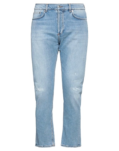 GRIFONI Denim pants Blue 98% Cotton, 2% Elastane, Polyester