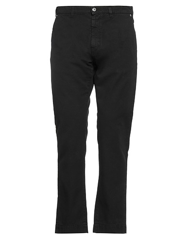 GRIFONI Casual pants Black 100% Cotton, Organic cotton