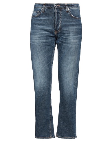 GRIFONI Denim pants Blue 98% Cotton, 2% Elastane, Polyester