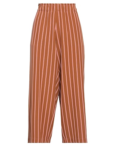 COLLECTION PRIVĒE? Casual trouser Camel 88% Viscose, 12% Polyester