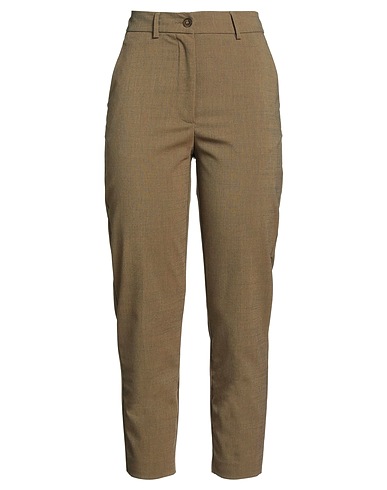 MOMONÍ Casual pants Military green 55% Polyester, 26% Wool, 17% Viscose, 2% Elastane