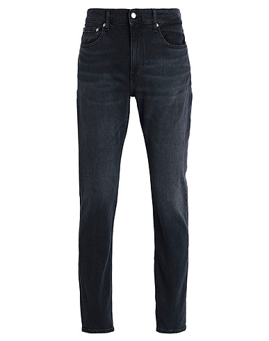 CALVIN KLEIN JEANS Denim trousers Black 79% Cotton, 20% Recycled cotton, 1% Elastane