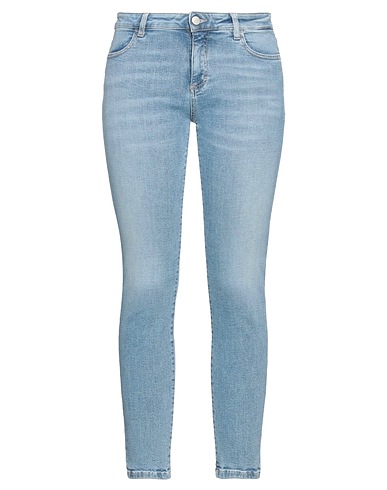 ICON DENIM Denim pants Blue 95% Cotton, 5% Elastane