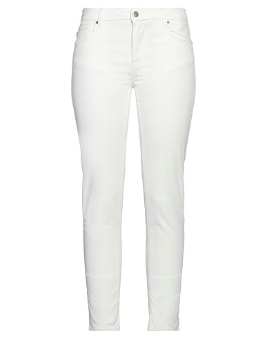 2W2M Casual trouser White 78% Cotton, 20% Modal, 2% Elastane