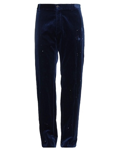 DSQUARED2 Casual trouser Midnight blue 96% Cotton, 4% Metallic fiber