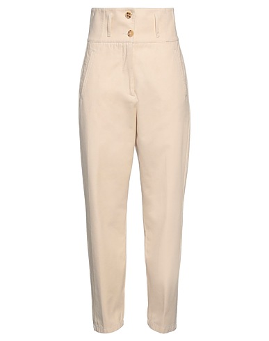 MOMONÍ Casual trouser Cream 100% Cotton