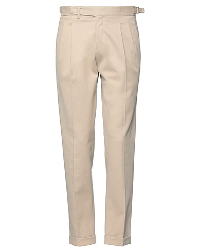 QUATTRO.DECIMI Casual pants Khaki 97% Cotton, 2% Cashmere, 1% Elastane