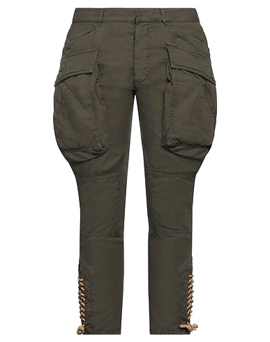 DSQUARED2 Cargo Military green 98% Cotton, 2% Elastane, Plastic