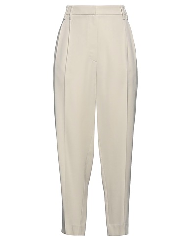 BRUNELLO CUCINELLI Casual pants Beige 55% Viscose, 45% Virgin Wool, Ecobrass