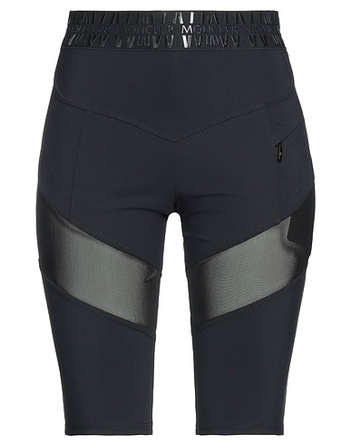 MONCLER Athletic leggings Black 73% Polyamide, 27% Elastane
