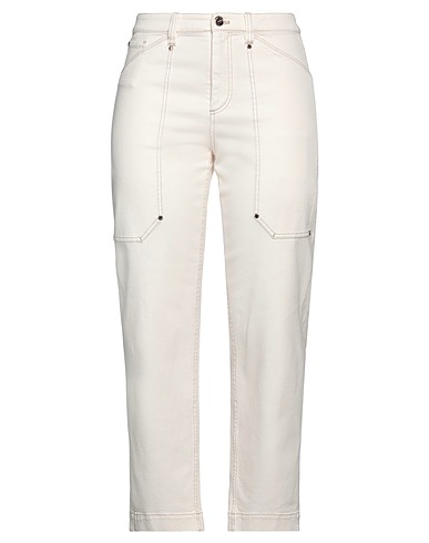 BRUNELLO CUCINELLI Baggy Cream 98% Cotton, 2% Elastane
