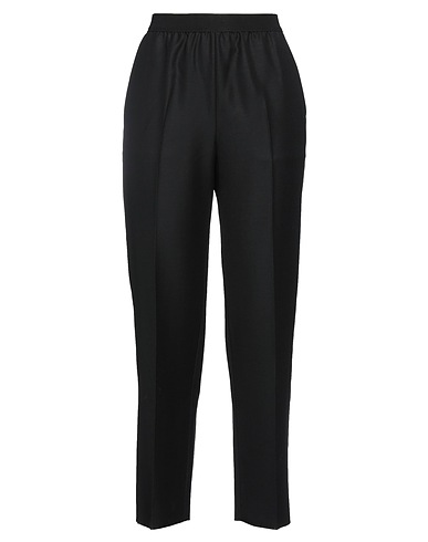 AGNONA Casual trouser Black 70% Wool, 30% Mohair wool