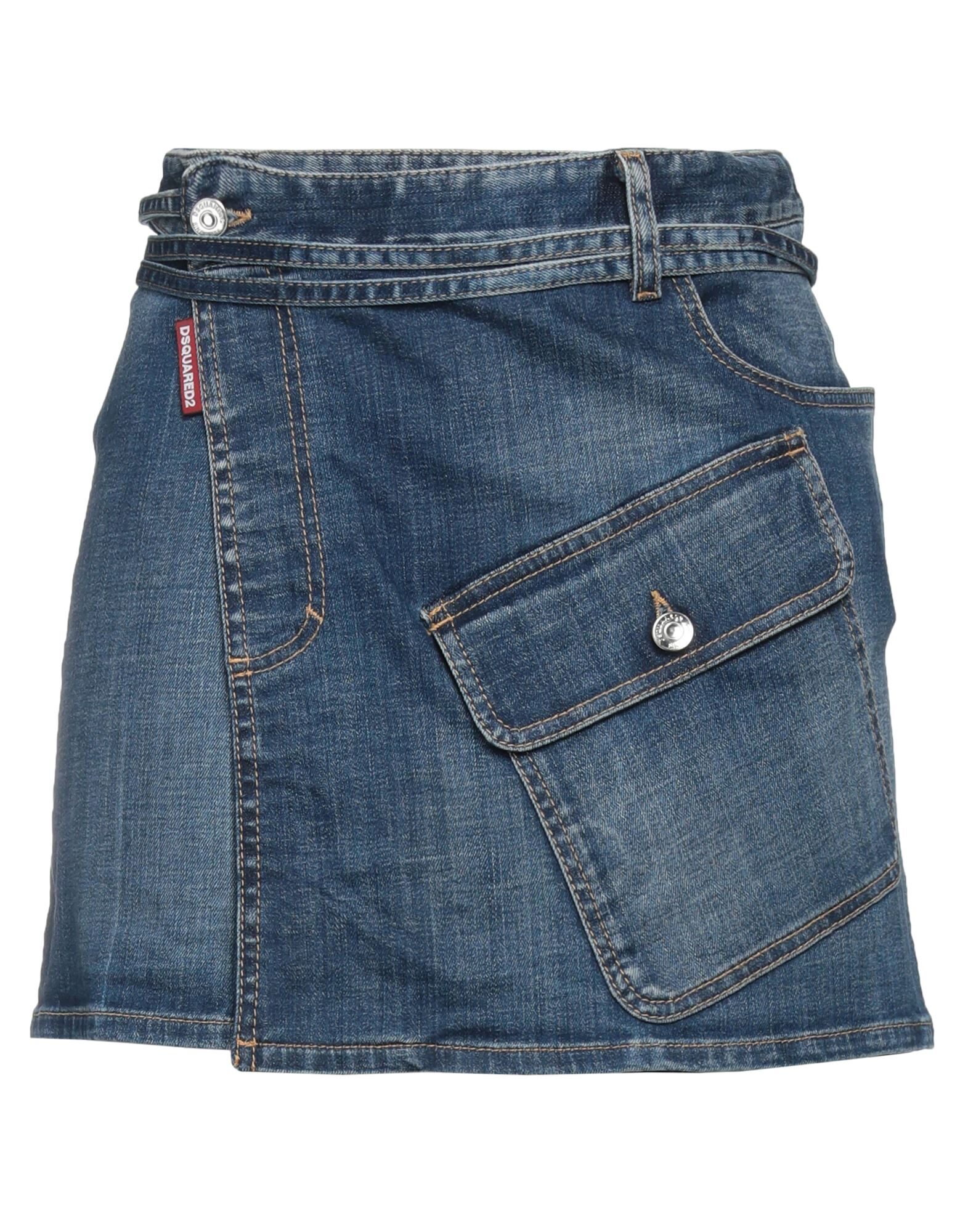 dsquared2 デニムスカート DSQUARED2 | デニムスカート ブルー レディース | YOOX