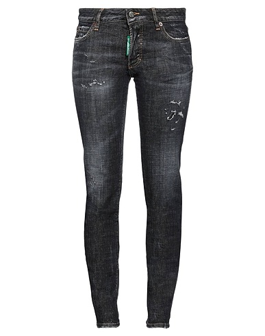 DSQUARED2 Denim trousers Black 98% Cotton, 2% Elastane