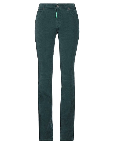 DSQUARED2 Casual trouser Deep teal 99% Cotton, 1% Elastane
