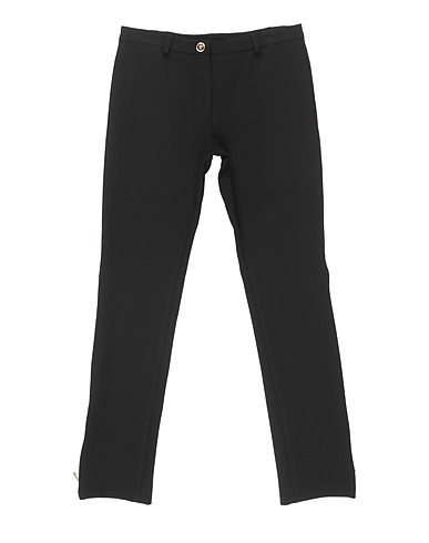 VERSACE YOUNG Casual trouser Black 63% Polyester, 27% Viscose, 7% Cotton, 3% Elastane