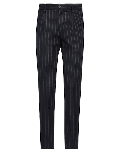MICHAEL COAL Casual pants Midnight blue 62% Virgin Wool, 24% Polyamide, 9% Acrylic, 4% Cashmere, 1% Elastane