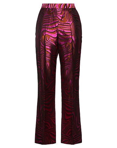 CHLOÉ STORA Casual trouser Fuchsia 100% Acetate