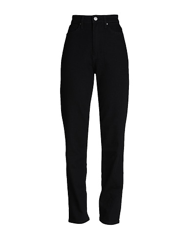 CALVIN KLEIN Denim trousers Black 79% Cotton, 20% Lyocell, 1% Elastane