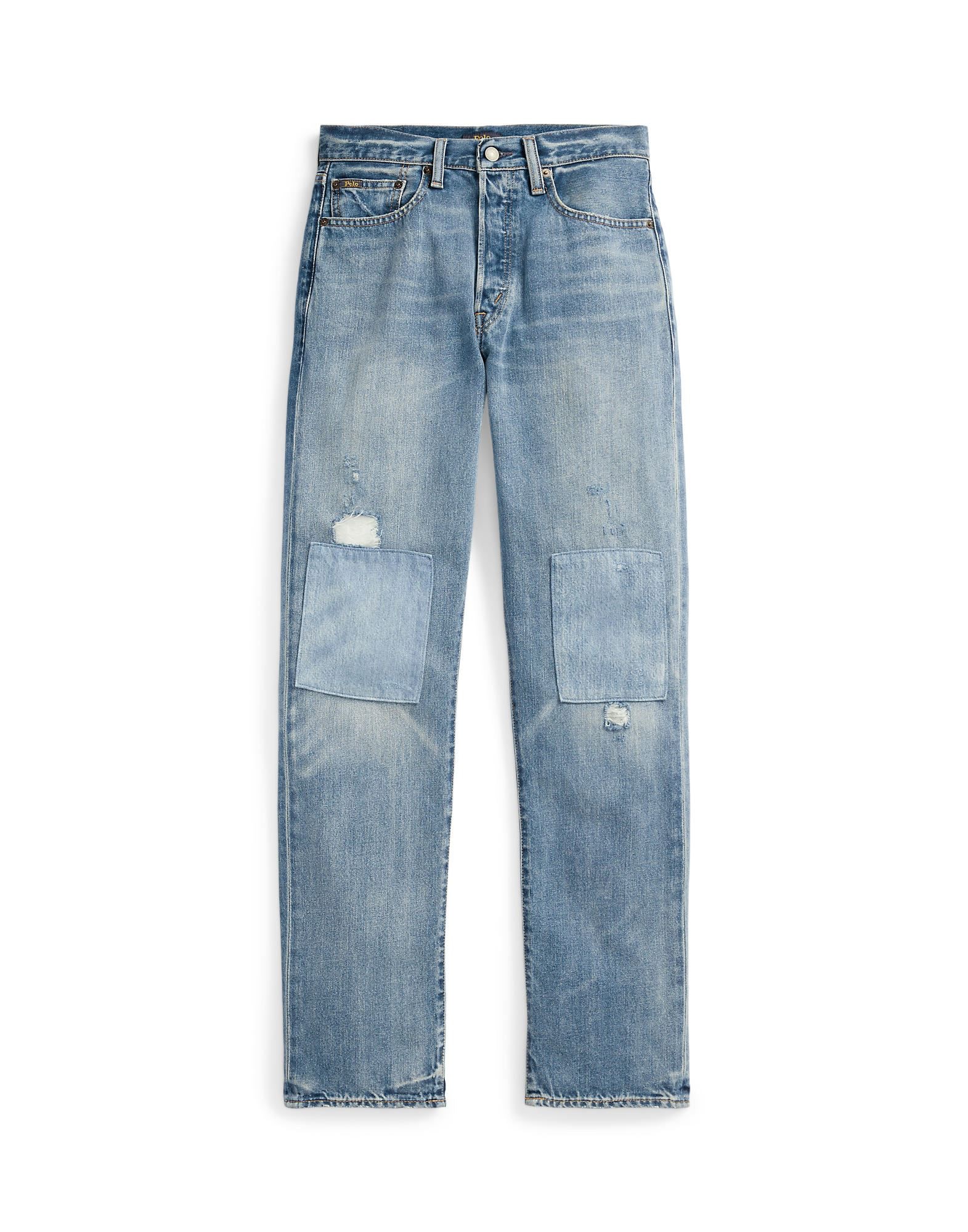 POLO RALPH LAUREN HIGH-RISE RELAXED STRAIGHT JEAN | Blue