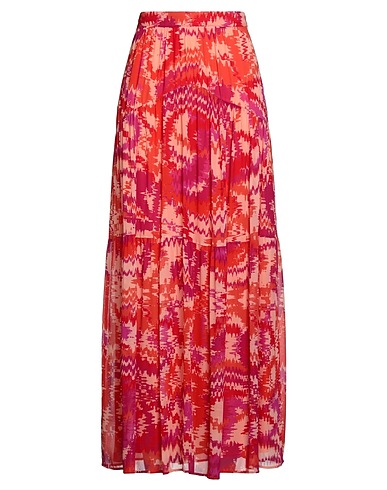 DONDUP Gonna lunga Ruggine 100% Viscosa, Cupro, Elastan