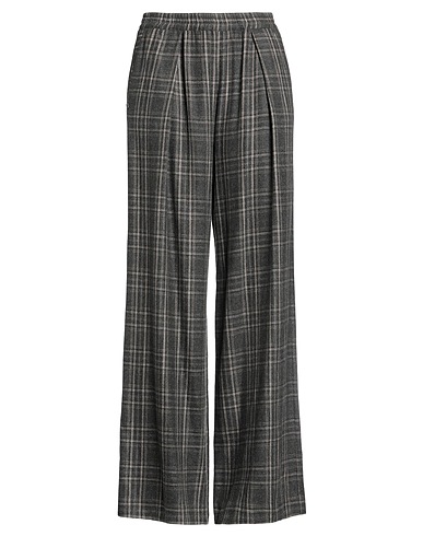 MANILA GRACE Casual pants Lead 70% Viscose, 30% Wool