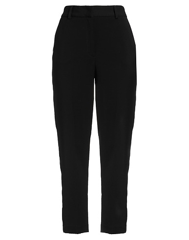 MANILA GRACE Casual pants Black 81% Viscose, 17% Virgin Wool, 2% Elastane, Polyester