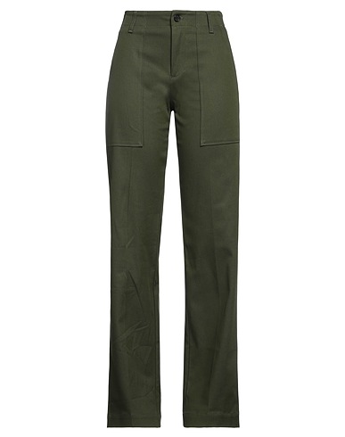 DEPARTMENT 5 Casual pants Military green 98% Cotton, 2% Elastane