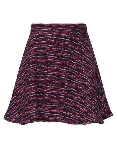PHO® Firenze Mini skirt Purple 45% Acrylic, 30% Wool, 15% Polyamide, 7% Polyester, 3% Metallic fiber
