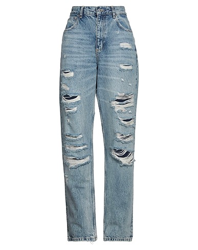 LIU •JO Denim trousers Blue 60% Cotton, 40% Lyocell