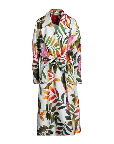 CO.GO Double breasted pea coat White 100% Silk